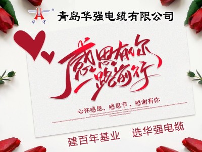 青島華強電纜：感恩有您，風雨同行！